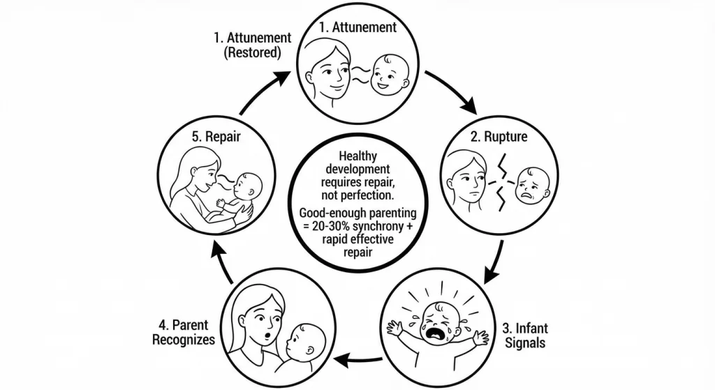 The rupture-repair cycle: the engine of resilience. Healthy development requires repair, not perfect